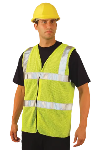 Occunomix LUX-SSCOOLG ANSI Class II Premium Cool Mesh Safety Vest