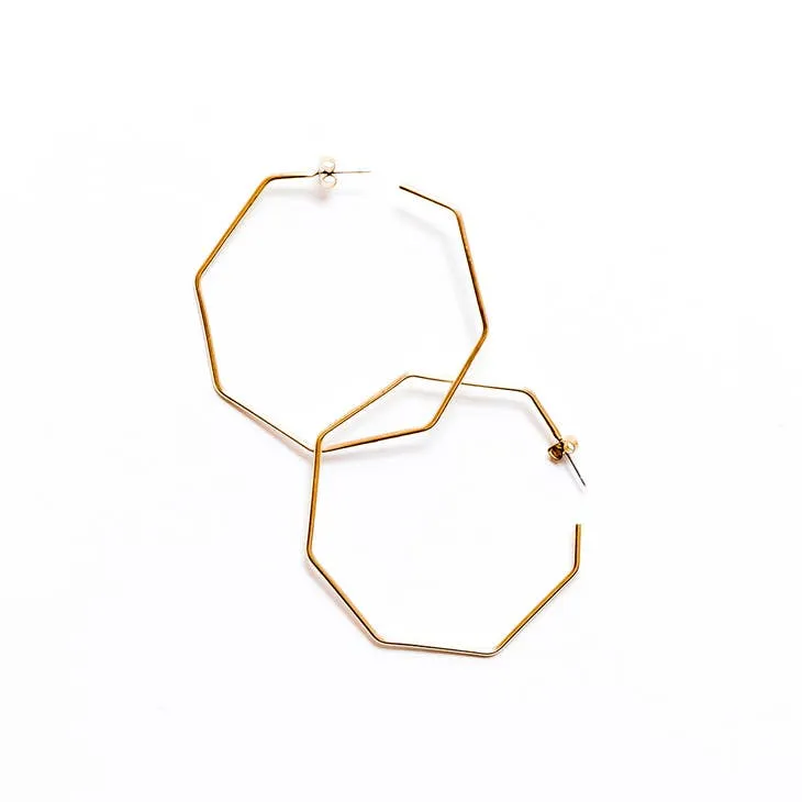 Octagon Earrings