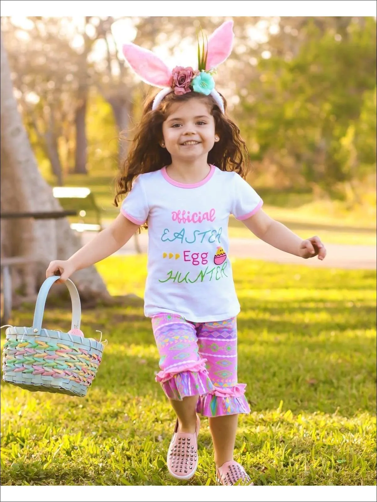 Official Easter Egg Hunter Ruffle Legging Set