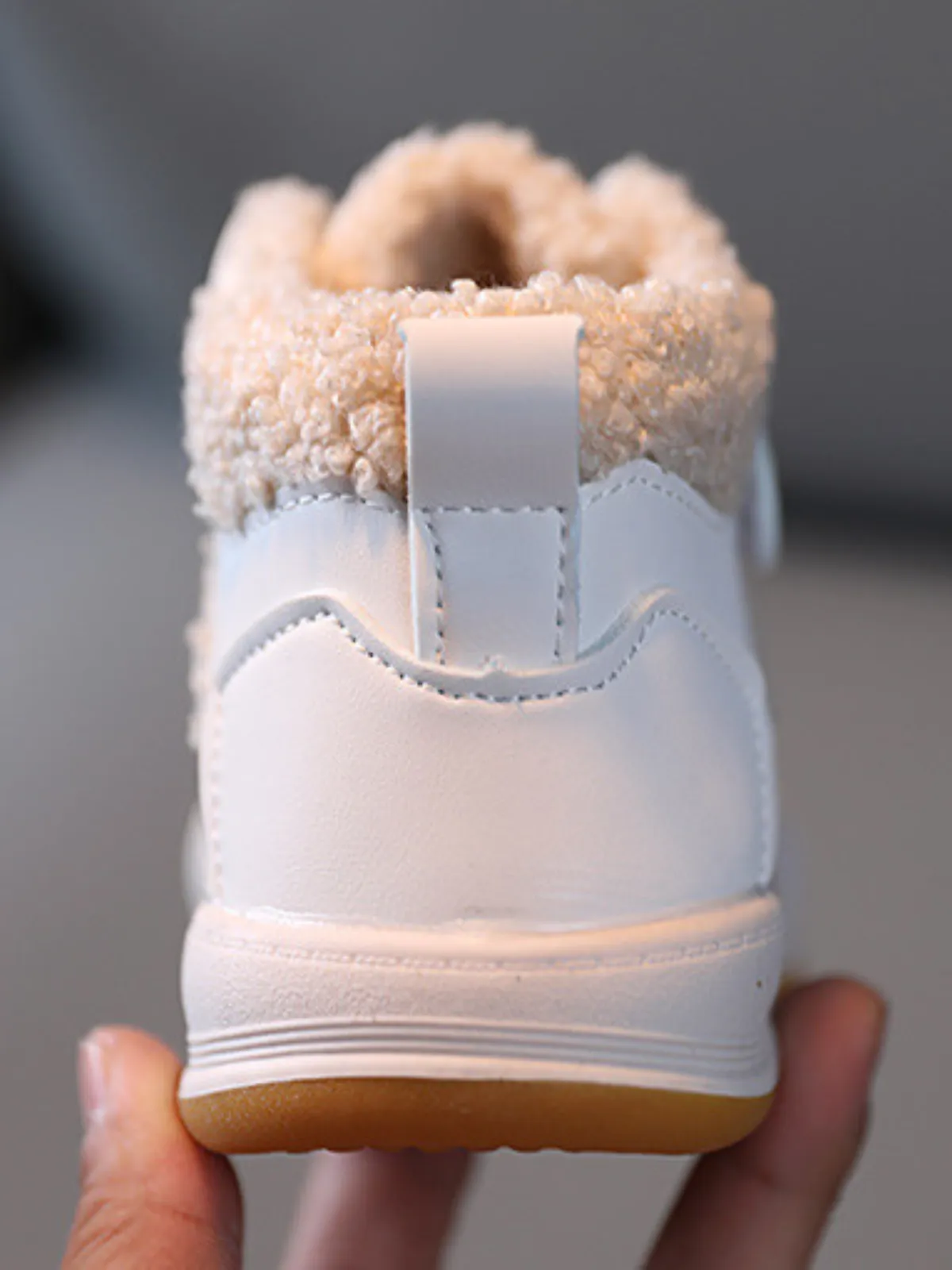 Oh-So-Snuggly Shearling Sneakers By Liv and Mia