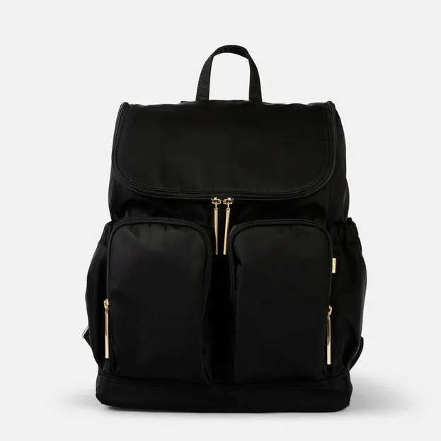 OiOi Signature Nappy Backpack - Black Nylon