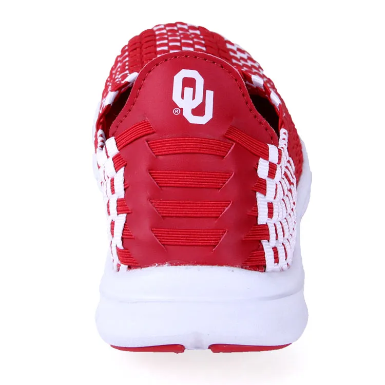 Oklahoma Sooners Woven Colors Comfy Slip On Shoes