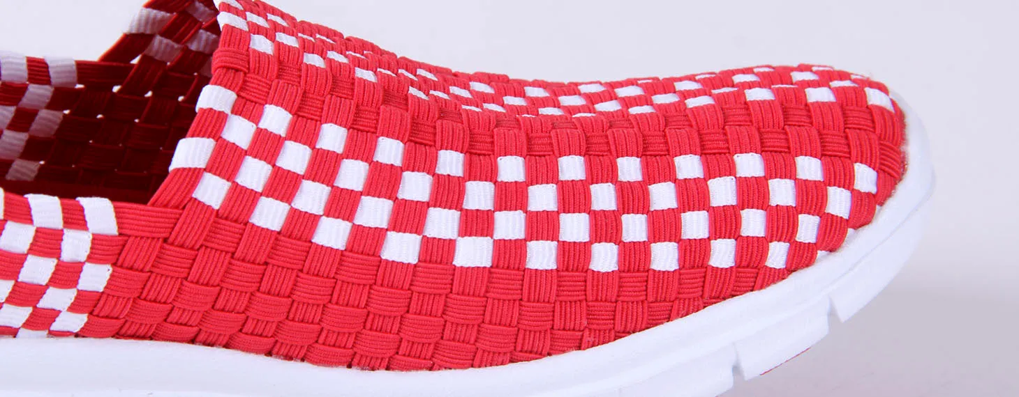 Oklahoma Sooners Woven Colors Comfy Slip On Shoes