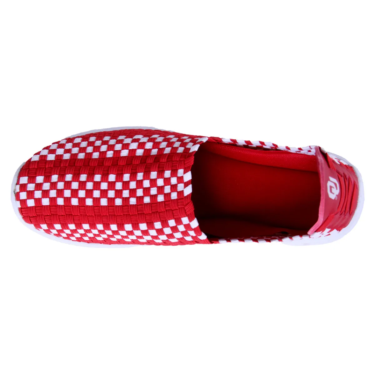 Oklahoma Sooners Woven Colors Comfy Slip On Shoes