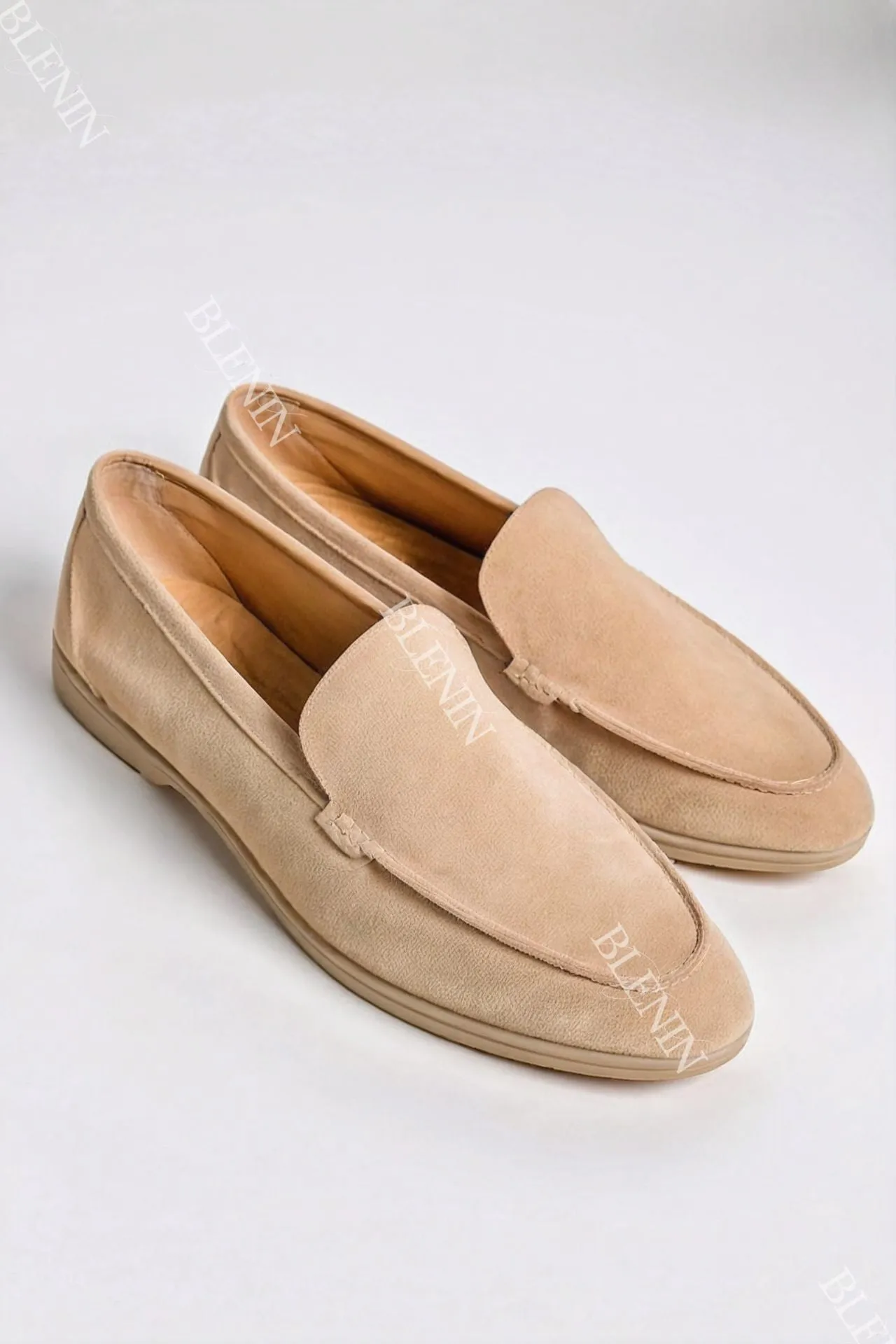 Old Money Classic Men's Clean Suede Loafers