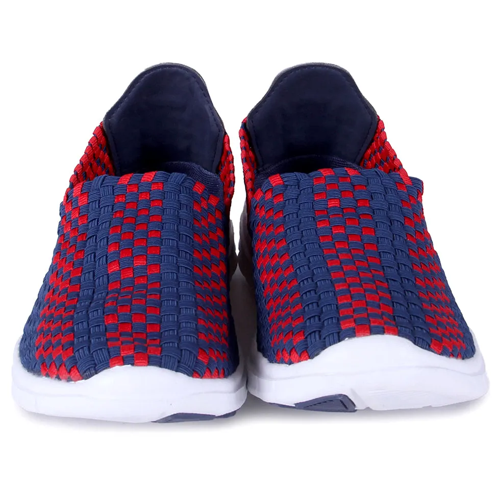 Ole Miss Rebels Woven Colors Comfy Slip On Shoes