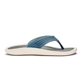 Olukai Men's Ulele Sandal/Slate Blue-Charcoal