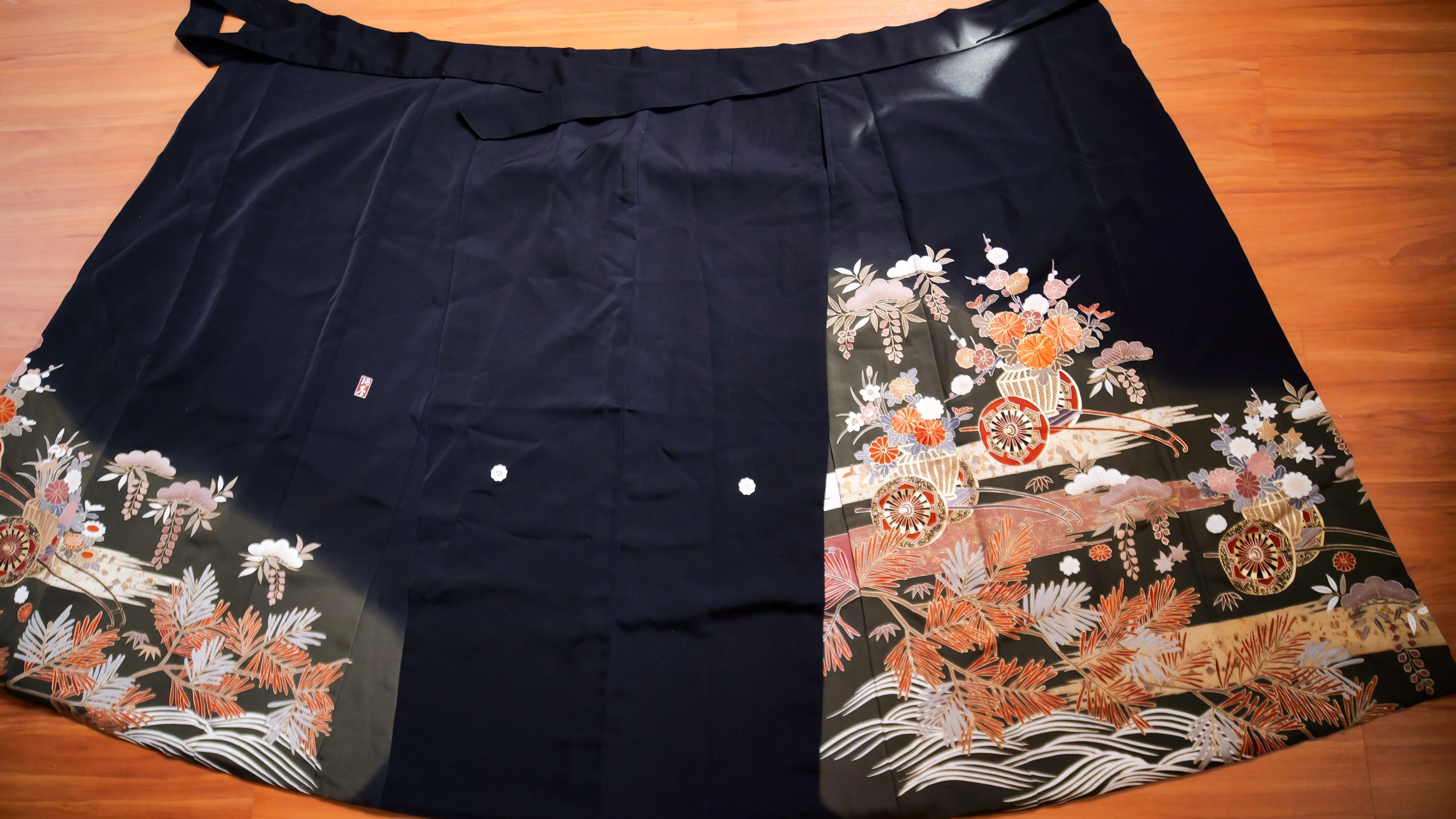 On-Hand Premium Item: A Garden Navy | Wrap Skirt - 2T | PHO013