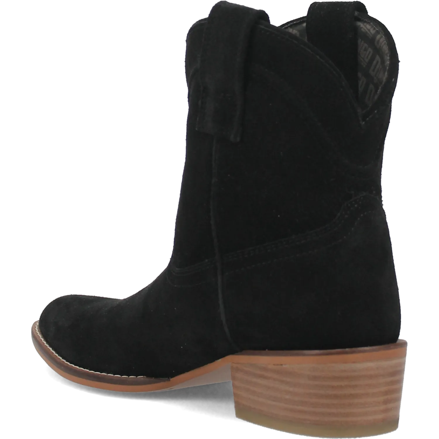 Online Exclusive | Dingo | Tumbleweed Suede Leather Bootie in Black **PREORDER