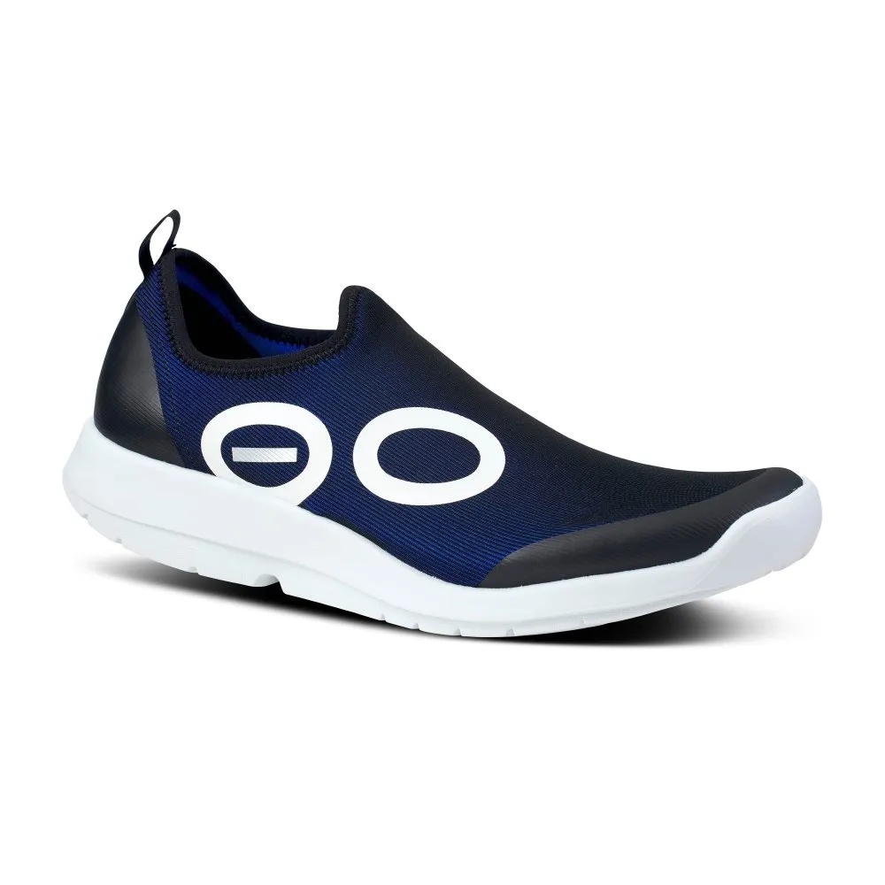 Oofos Men's OOmg Sport Low - White & Navy