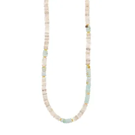 Open Skies Heishi Necklace