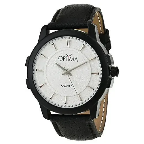 Optima Analog White Men's Watch