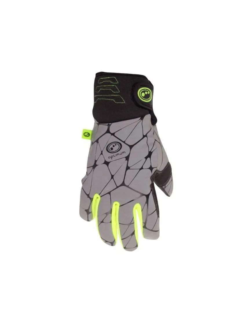 Optimum Sports Junior Boys Cycling Gloves Thermal Nitebrite 365 Hi-Vis