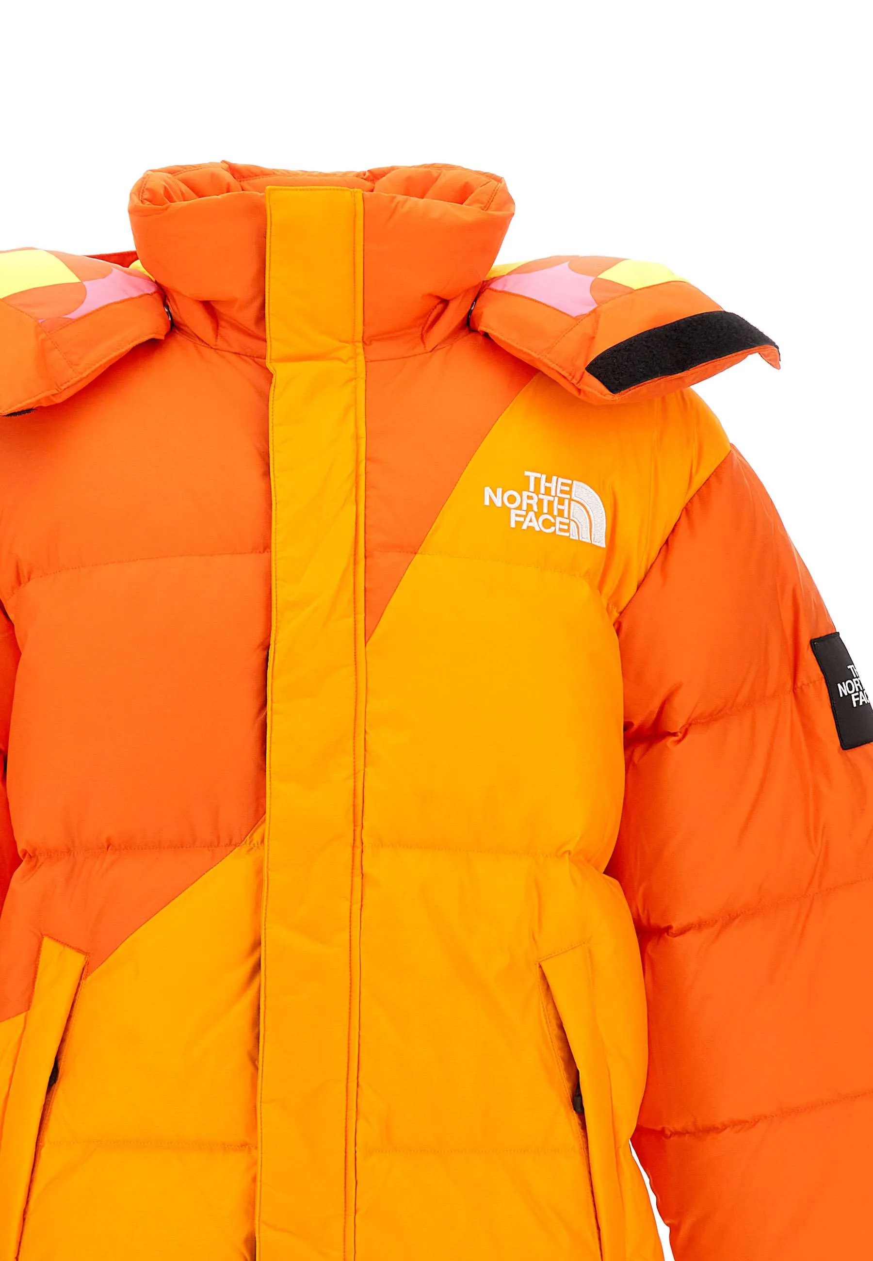 Orange Oversized Down Jacket Collaboration