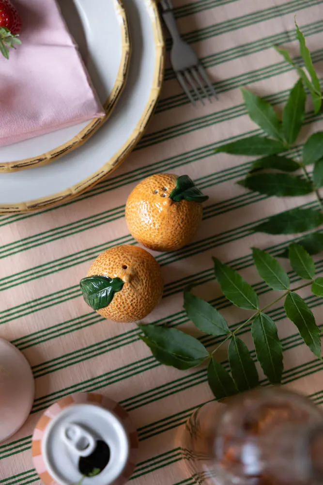 Orange Salt & Pepper Shakers