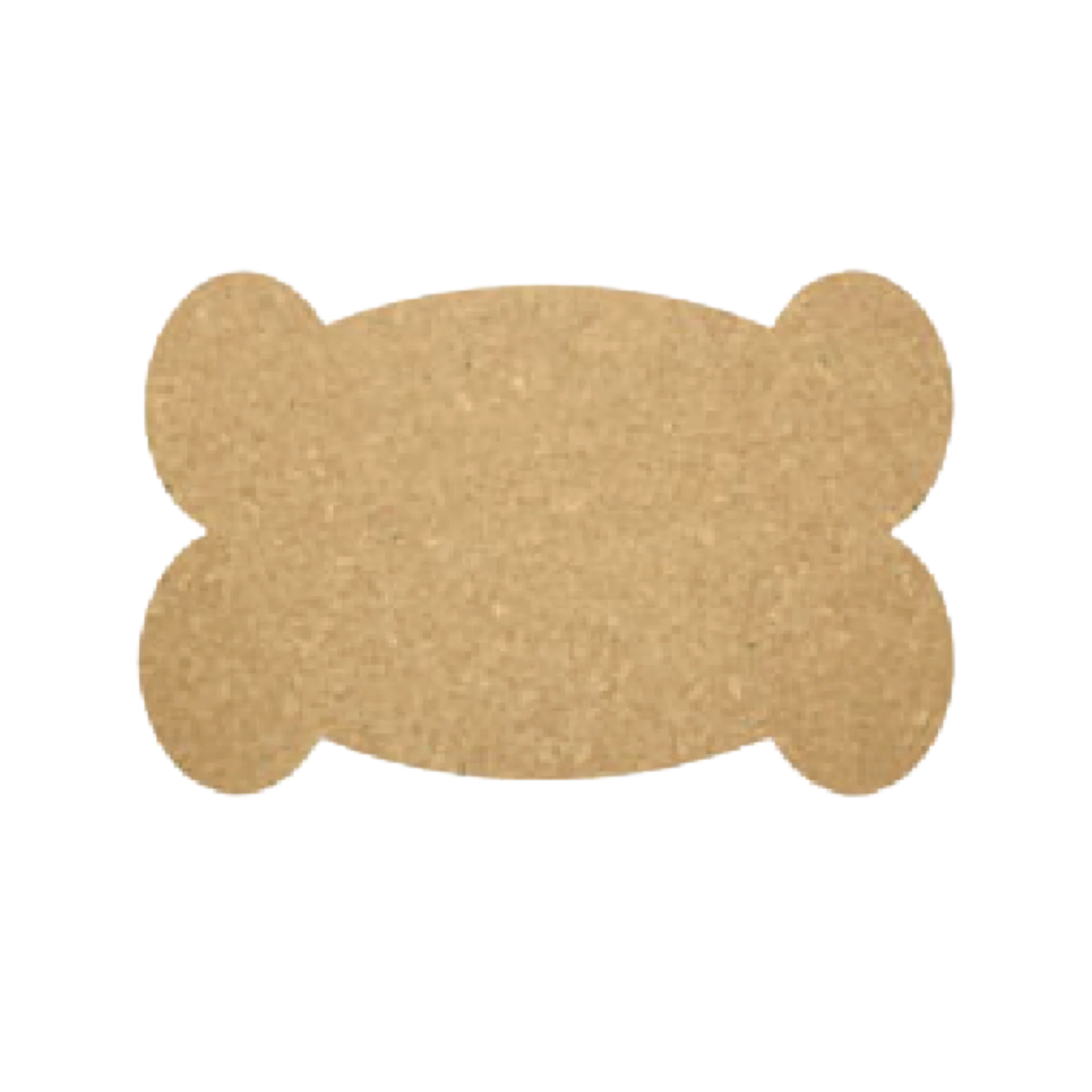 ORE Pet Recycled Rubber Natural Big Bone Placemat