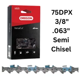 Oregon 75DPX VersaCut™ Saw Chain 3/8" .063" Semi Chisel