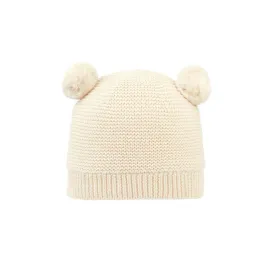 Organic Beanie Snowy | Feather