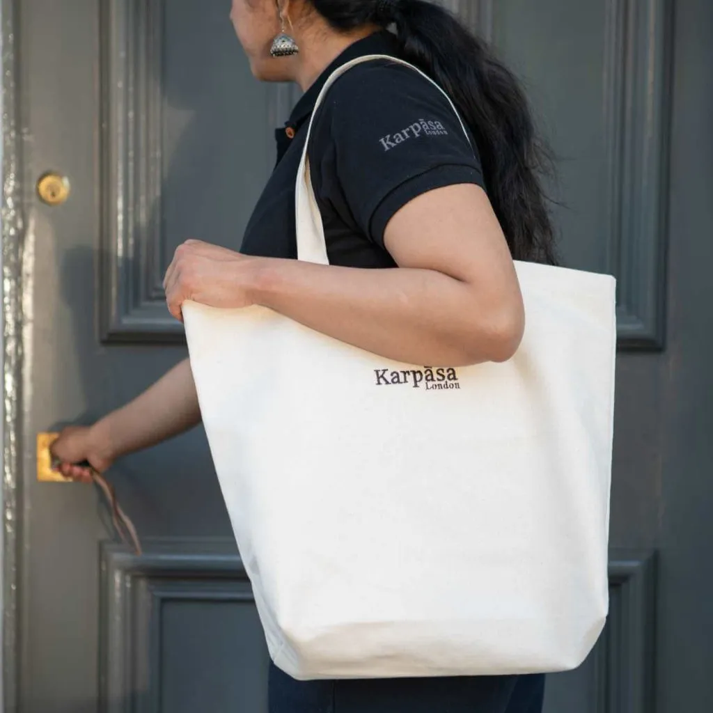 Organic Cotton Shopping Bags - Karpasa London