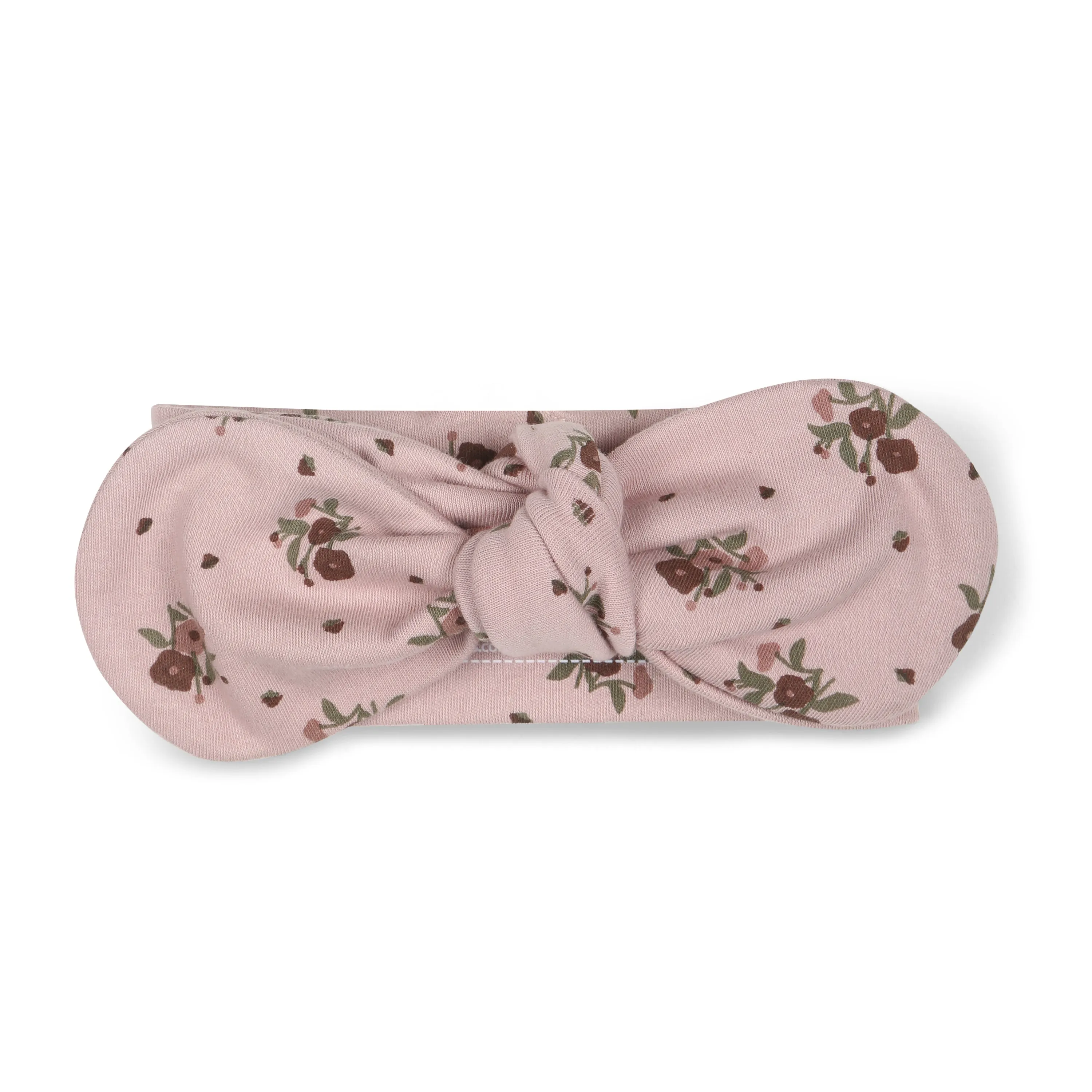 Organic Headwrap - Rose Ditsy