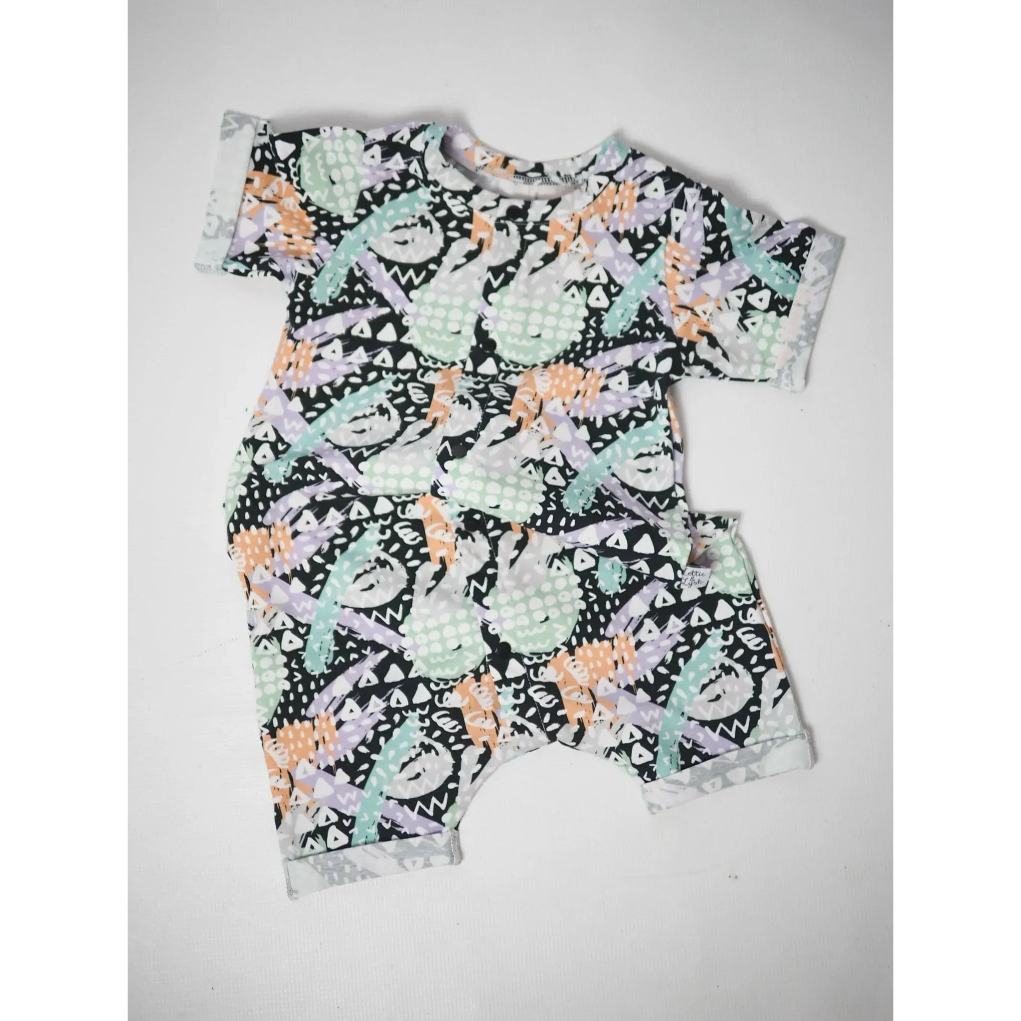 Organic Kids Summer Romper | Dash Art Shortie