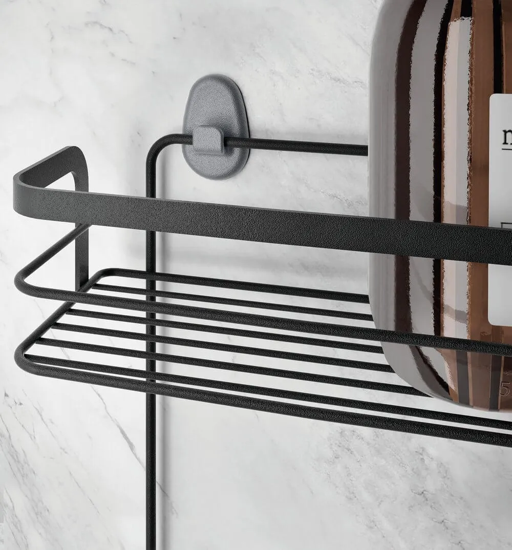 Origin 3 Tier Corner Shower Caddy & Shelf Matte Black