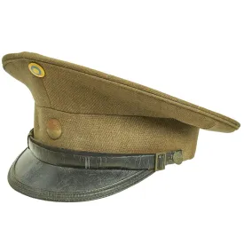 Original Swedish WWII Army Officer Peaked Visor Cap