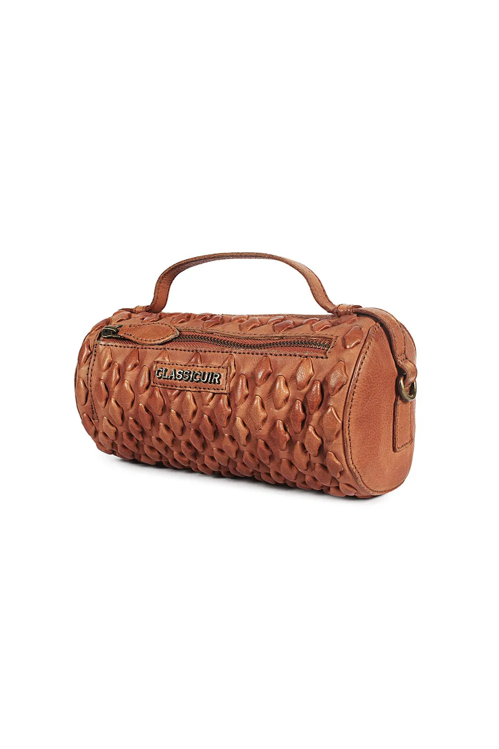 Orleans Padded Weave Mini Bowler Bag