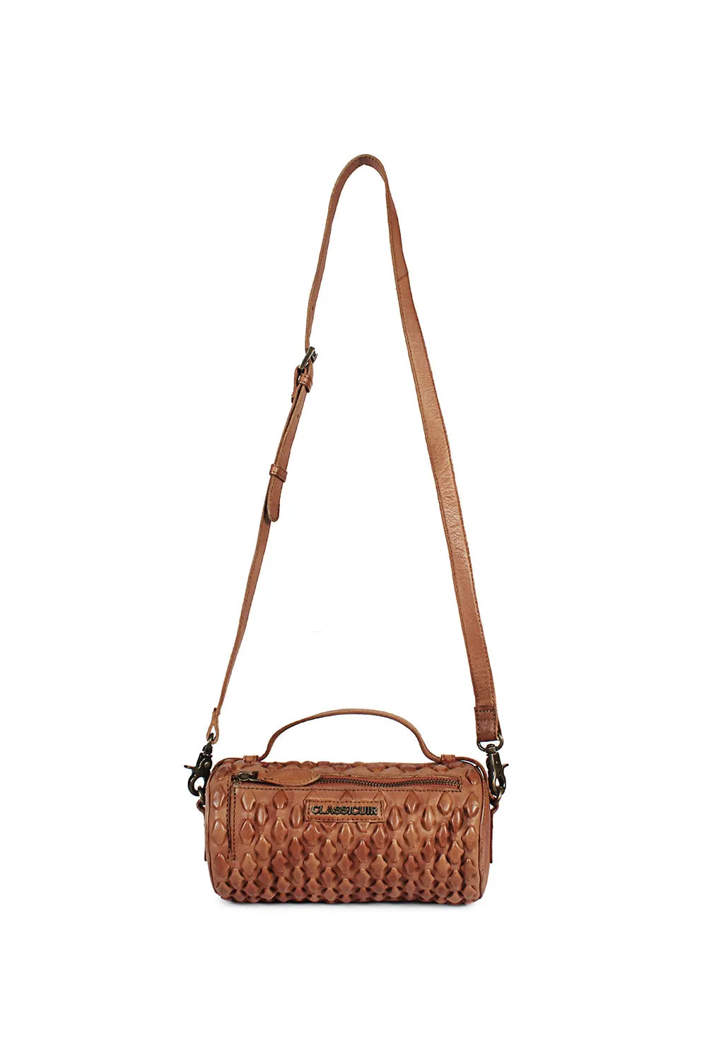 Orleans Padded Weave Mini Bowler Bag