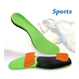 Orthopedic Shoe Insole with X/O Leg Correction and Flat Arch Support for Sports