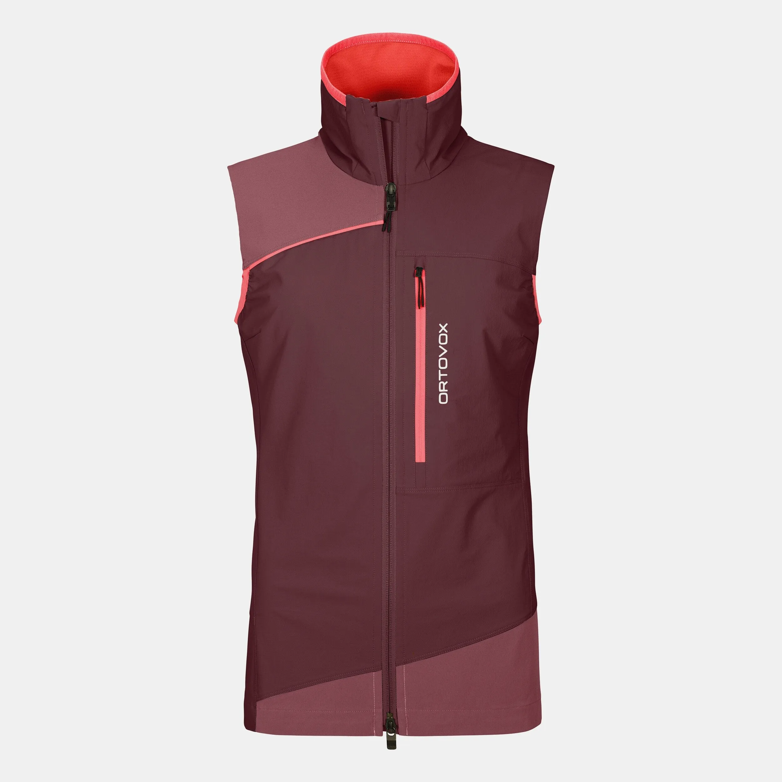 ORTOVOX PALA LIGHT VEST GILET DONNA ANTIVENTO Colore Winetasting