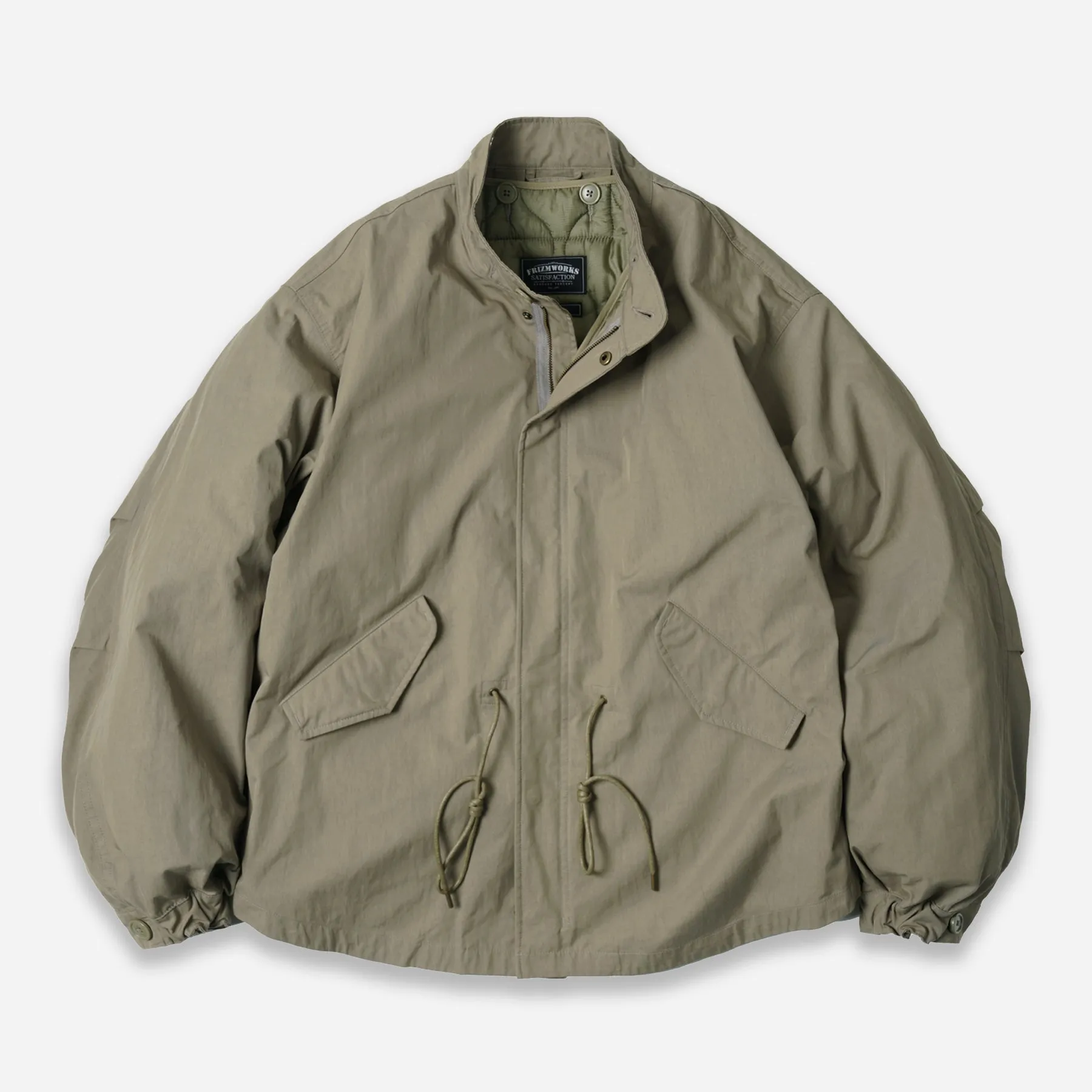 OSCAR FISHTAIL 2 IN 1 JACKET  - KHAKI