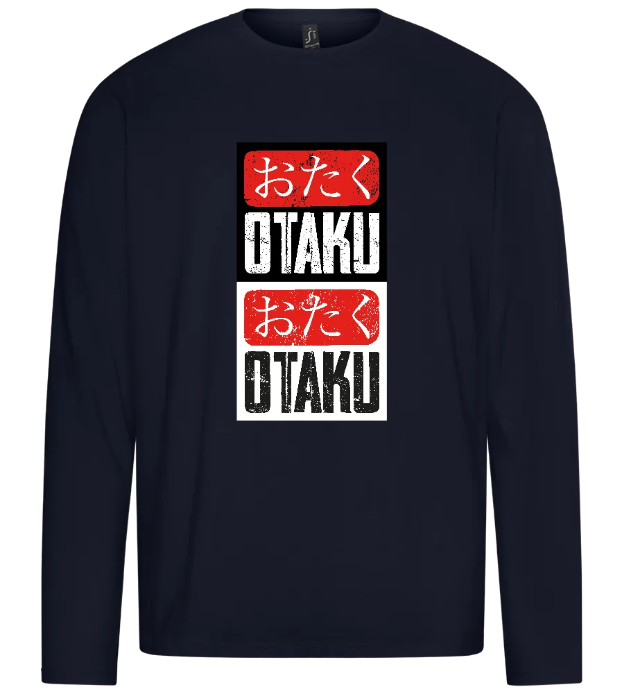 Otaku Otaku Grungy Design - Premium men's long sleeve t-shirt