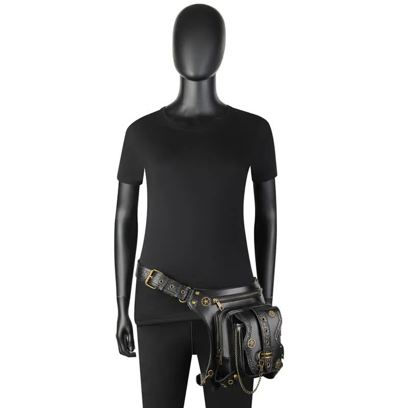 Outdoor Gear Steampunk Chain Waist Leg Bag