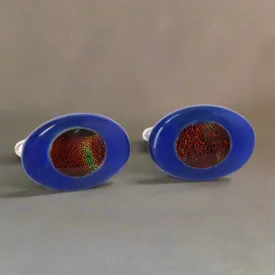 Oval Shape fiber optic Cufflinks (Online Exclusive)