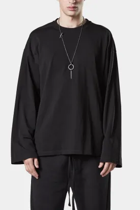 Oversized long-sleeve T-Shirt, Black