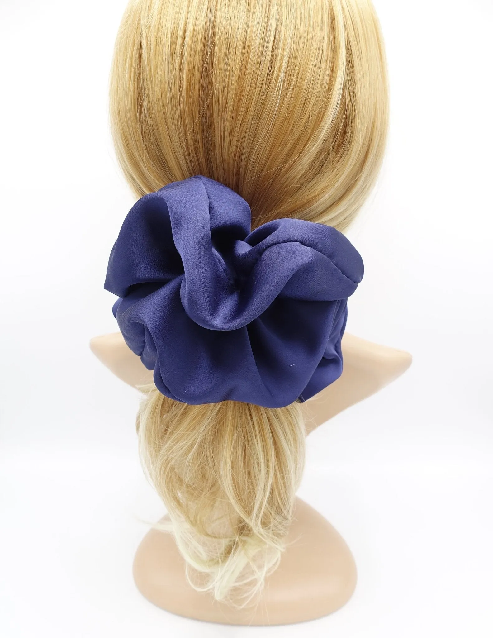 oversized satin scrunchies big scrunchie hair elastic voluminous hair tie women hair accessory