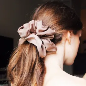 oversized satin scrunchies big scrunchie hair elastic voluminous hair tie women hair accessory