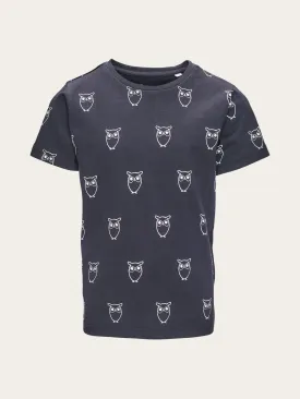 Owl AOP t-shirt - Total Eclipse