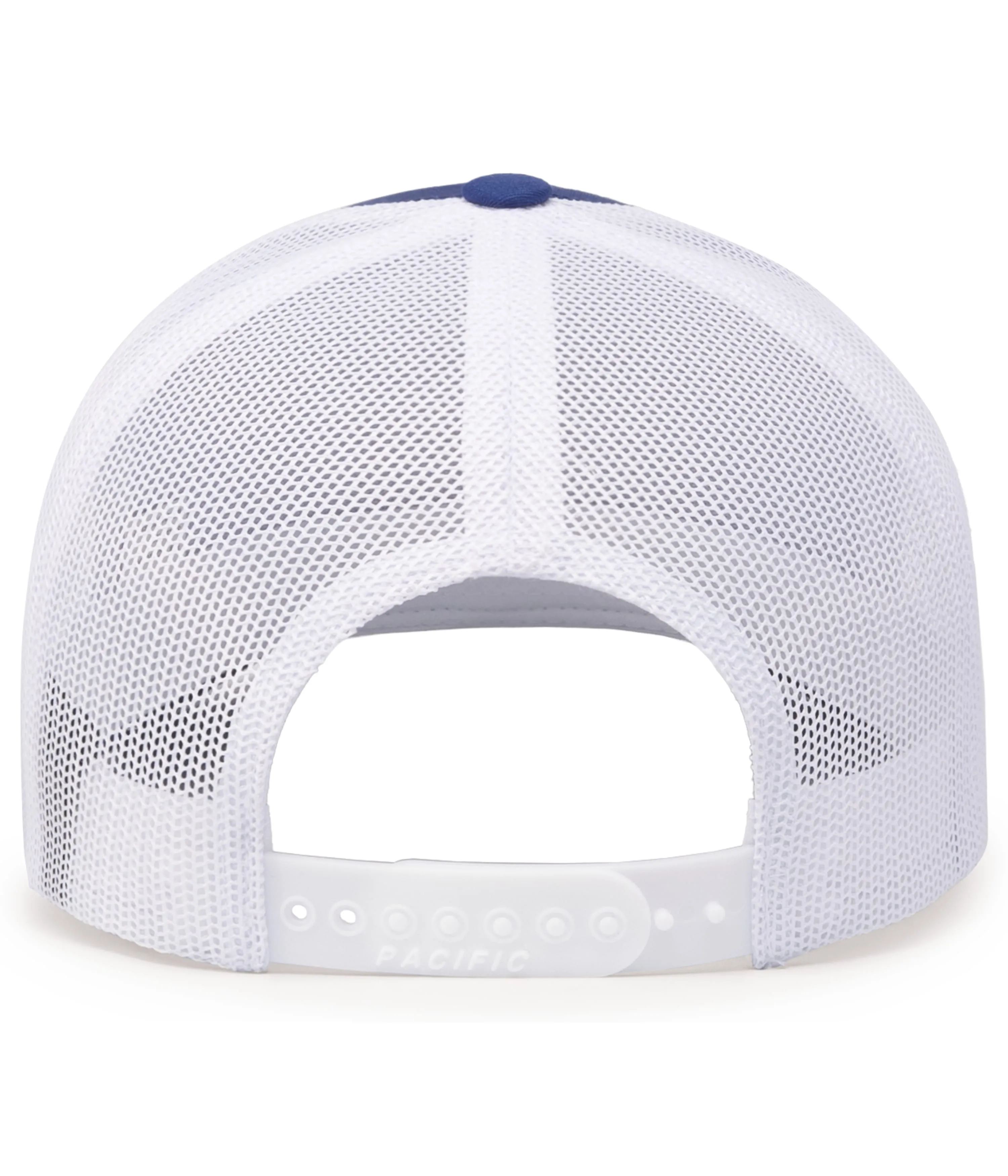 Pacific Headwear Trucker Snapback Cap - Royal/White/Royal