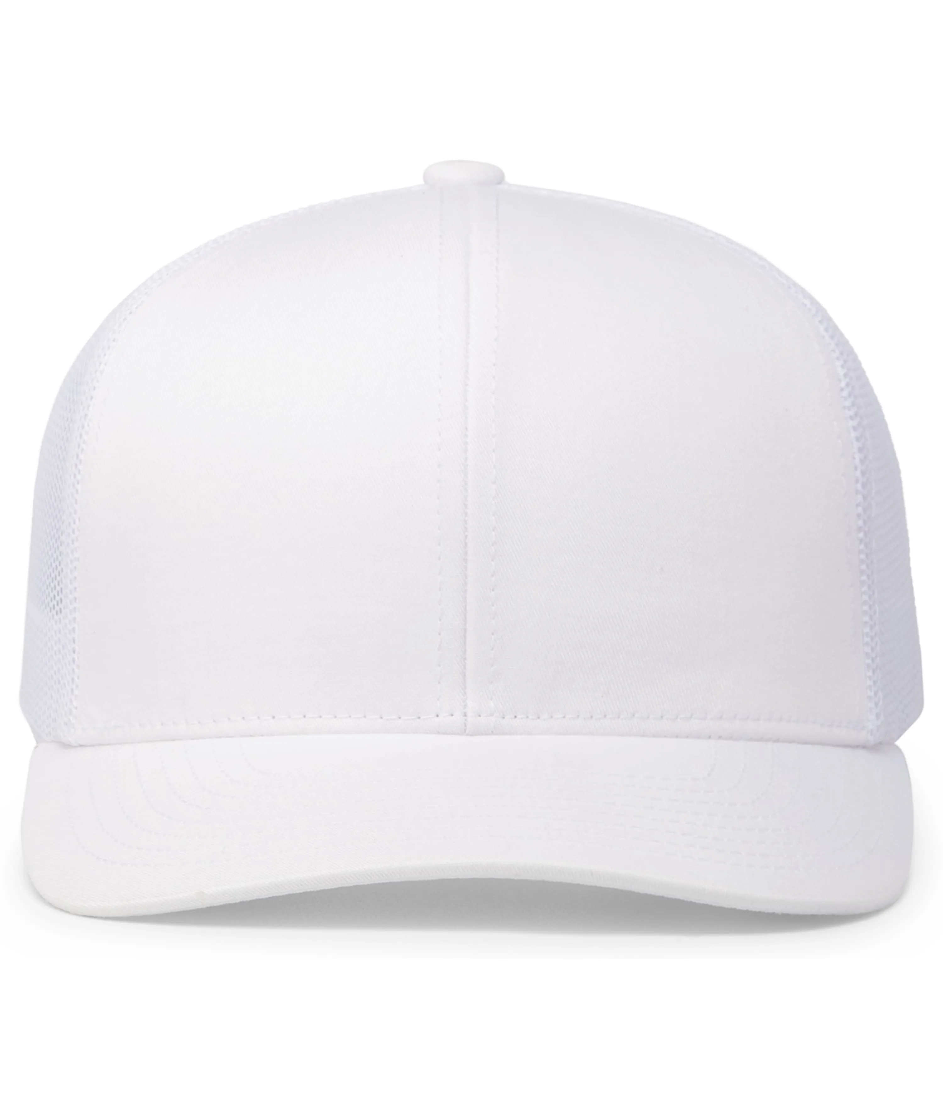 Pacific Headwear Trucker Snapback Cap - White