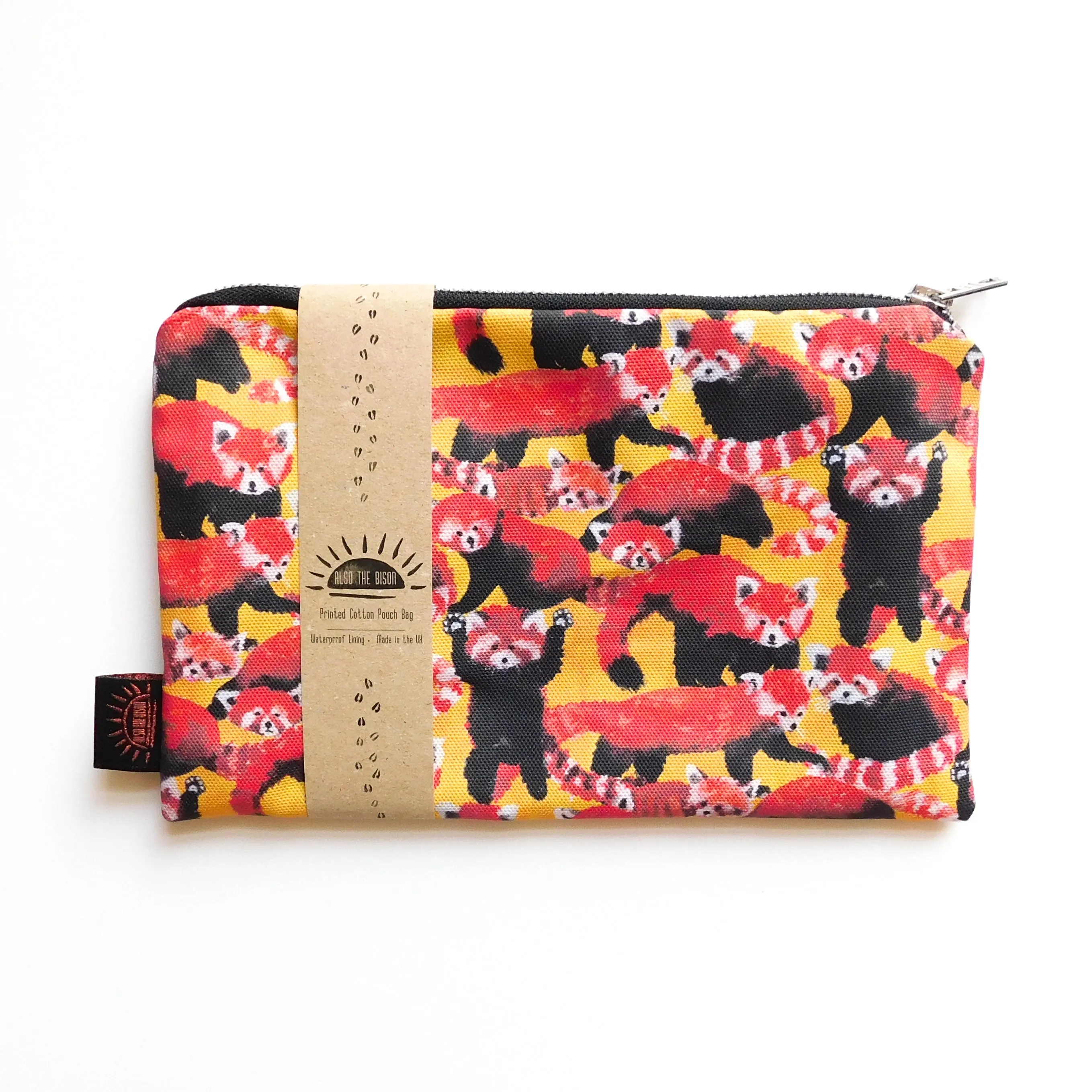 Pack of Red Pandas Print Pouch Bag