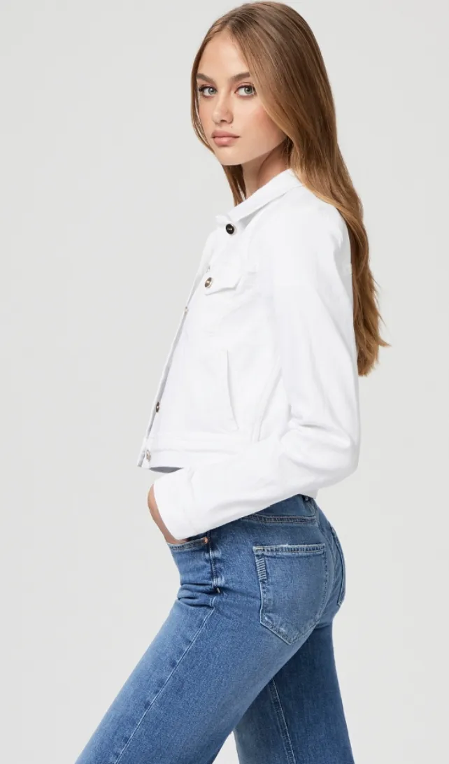 Paige Relaxed Vivienne Jacket Crisp White