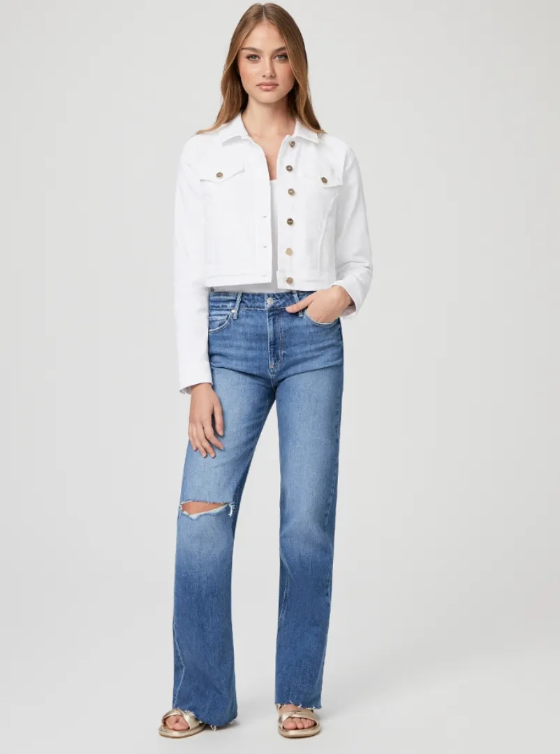 Paige Relaxed Vivienne Jacket Crisp White