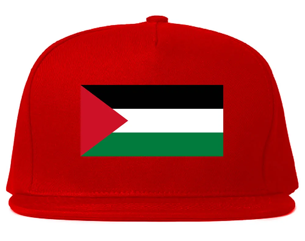 Palestine Flag Country Printed Snapback Hat Cap