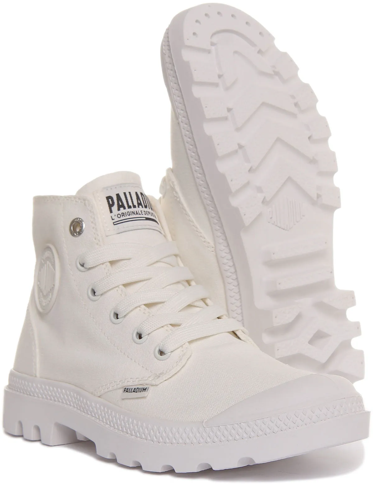 Palladium Mono Chrome In White Mono