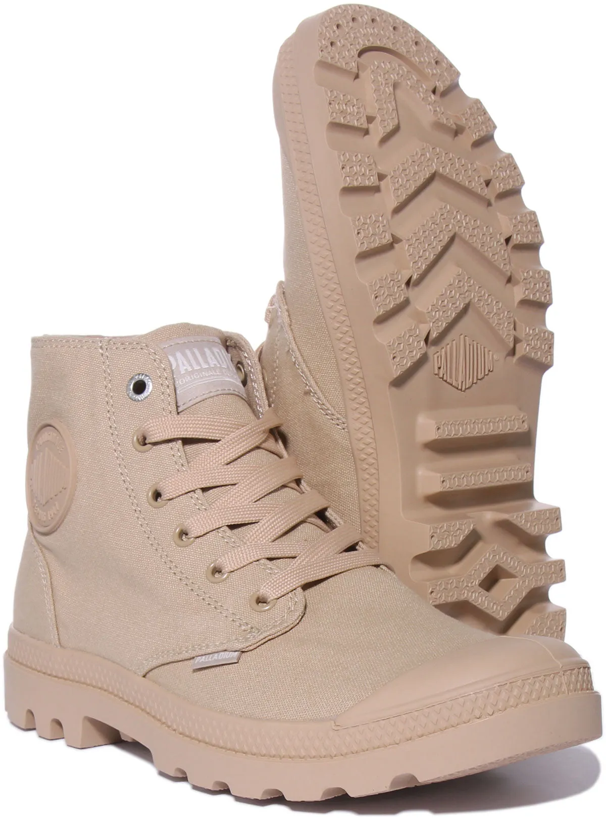 Palladium Monocrome In Sand Boots