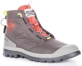 Palladium Pampa Travel In Dark Grey Boots