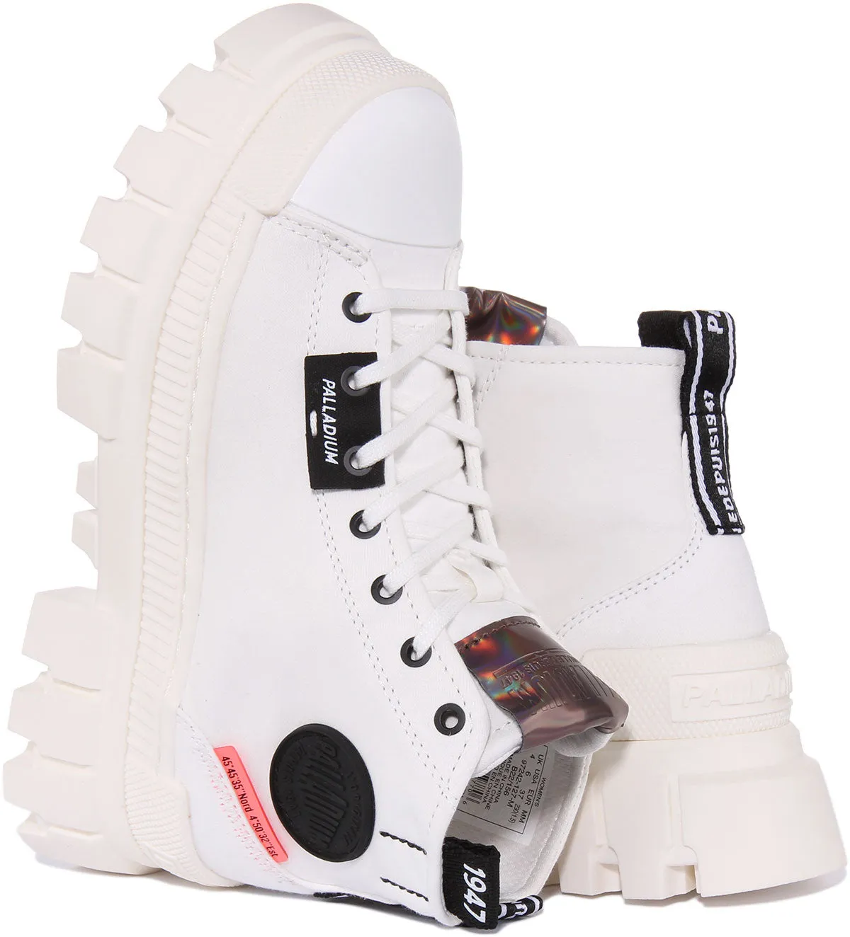 Palladium Revolt Boot Tx In White For Women