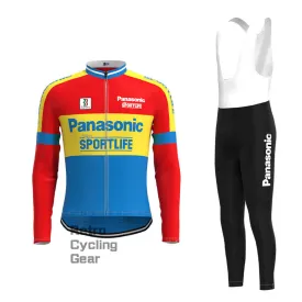 Panasonic Retro Long Sleeve Cycling Kit